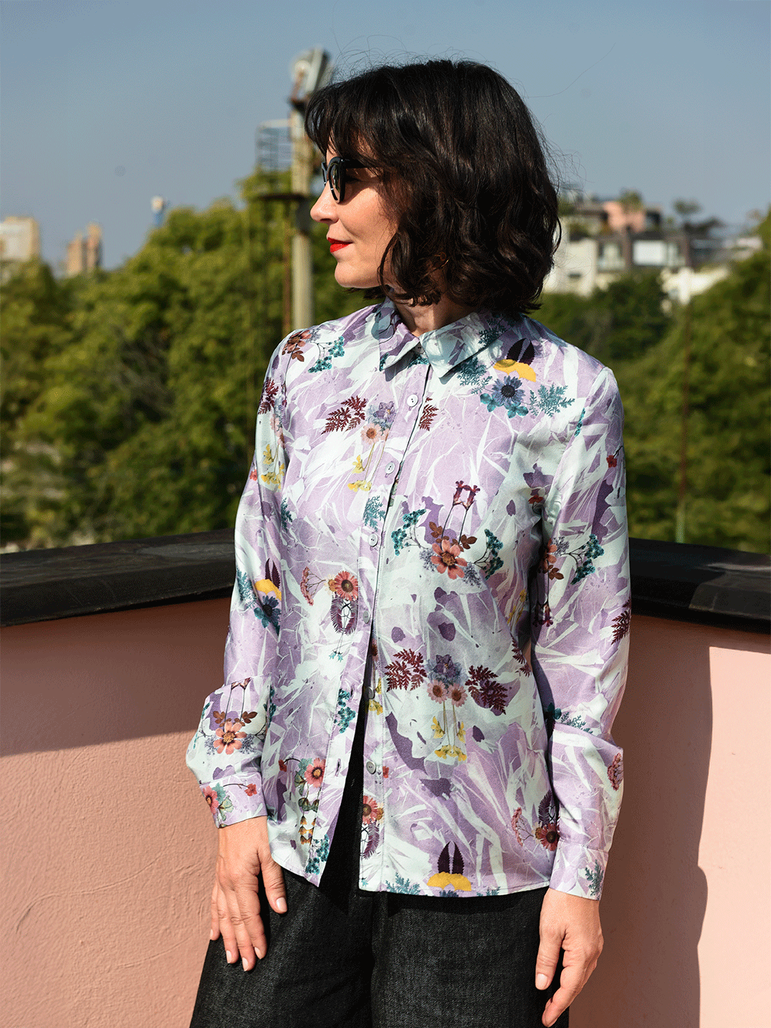 Camicia stampa Kundalini