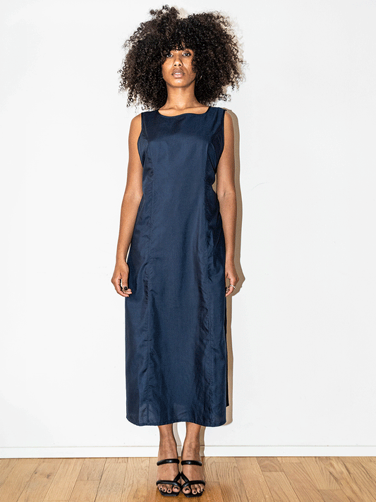 Abito wrap navy